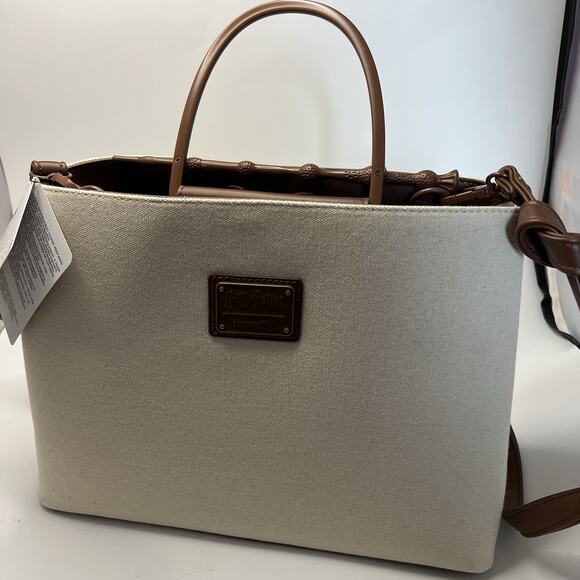 Loungefly Harry Potter Elder Wand Purse Deathly Hallows Canvas Handbag Pop Cult - Picture 7 of 16